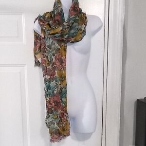 Patricia Nash Floral Scarf in Multicolor Hues